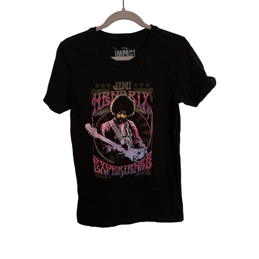 JIMI HENDRIX EXPERIENCE TEE SIZE SMALL BLACK PURPLE